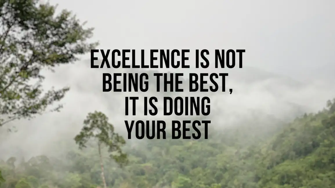 Do Your Best and Leave the Rest: