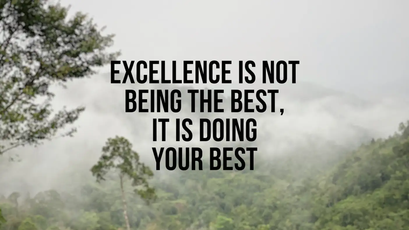 Do Your Best and Leave the Rest: